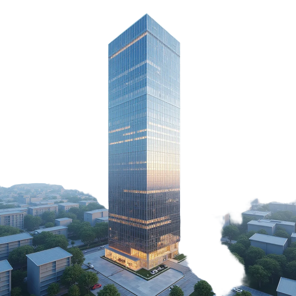 Modern Skyscraper at Dusk